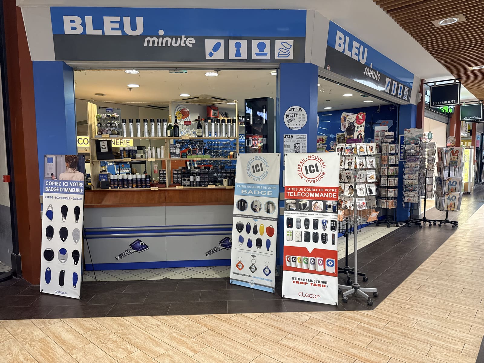 Façade de la boutique BLEU MINUTE à Villefranche-sur-Saône